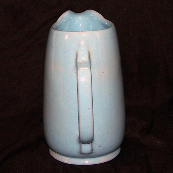 VTG- 7 1/2" Blue Mid Century Frankoma Water Pitcher #81 - Picture 4 of 9